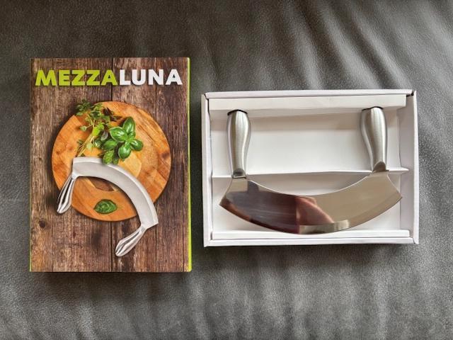 Mezzaluna kruiden- / notenmes NIEUW, Ophalen of Verzenden, Nieuw