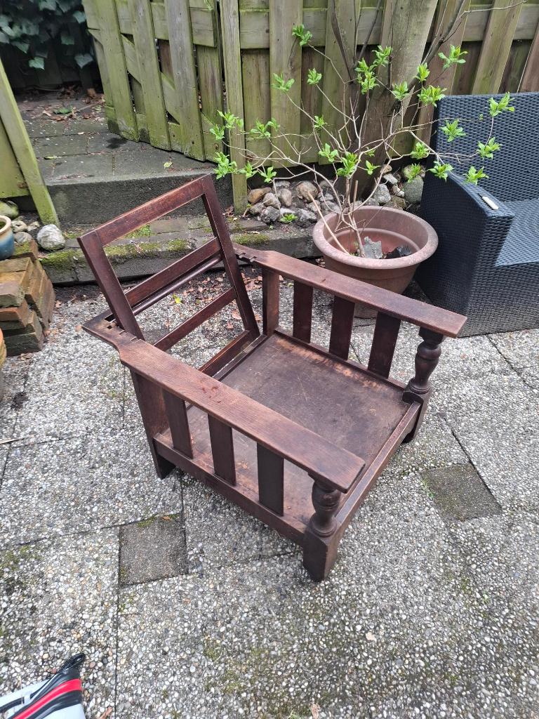 jaren 30 rookstoel, Antiek en Kunst, Antiek | Meubels | Stoelen en Banken, Ophalen
