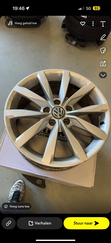 Orginele volkswagen velgen, Auto diversen, Wieldoppen, Ophalen, Gebruikt