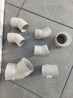 Martens PVC buizen bochten, mof en koppelstukken, Doe-het-zelf en Verbouw, Buizen en Afvoer, Bochten, Pvc, Ophalen of Verzenden