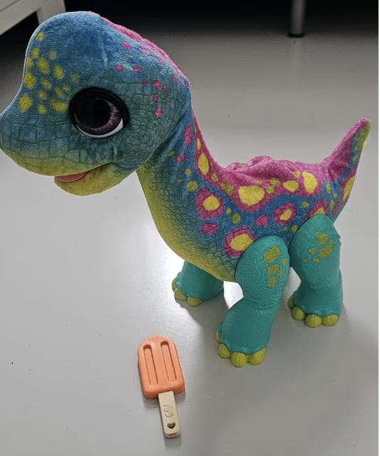 FurReal Snackende Sam de Brontosaurus - Interactieve Knuffel, Ophalen, Zo goed als nieuw, Overige typen