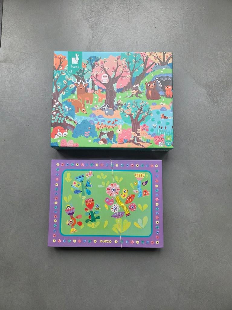 Janod puzzel met lampje en Djeco hamertje tik, Ophalen of Verzenden, Zo goed als nieuw