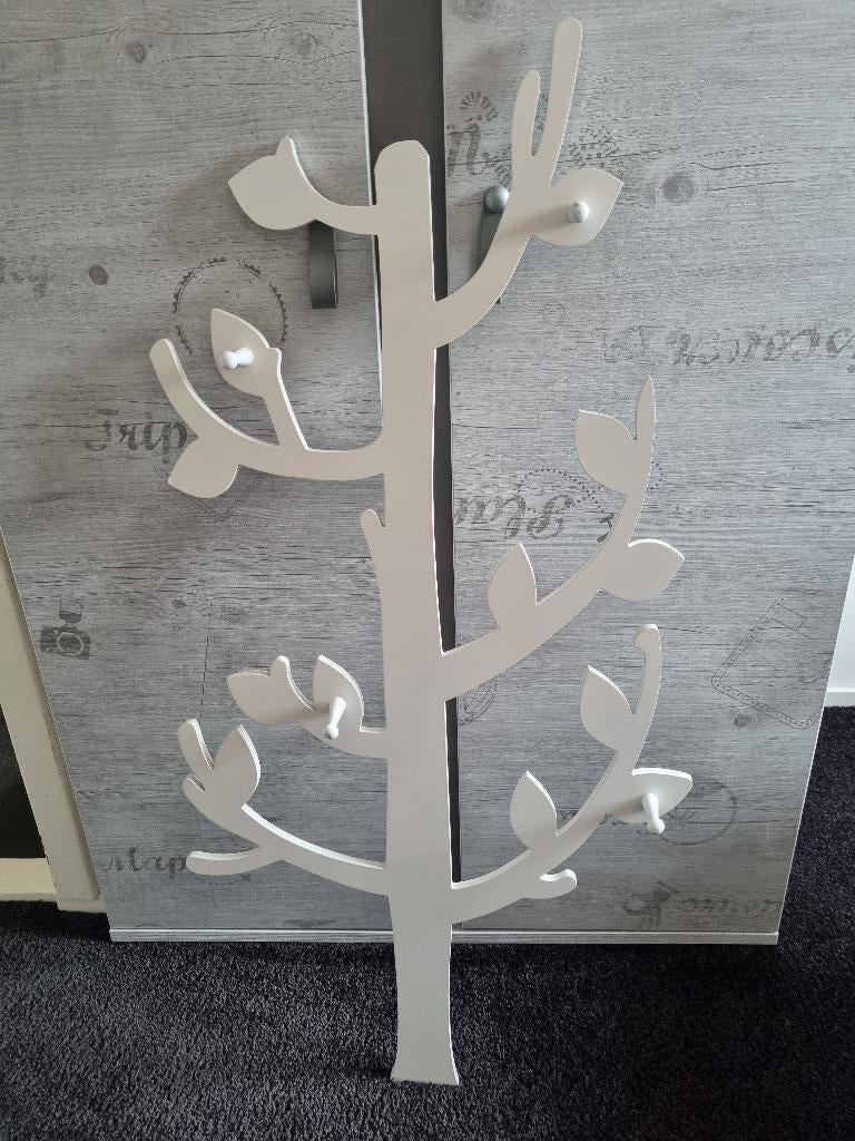 Witte decoratieboom cq kapstok, Gebruikt, 100 tot 150 cm, Hout, Ophalen