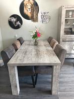 4 stoelen van de haco, Ophalen, Gebruikt, Bruin, Vier