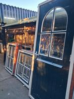 Diverse raamkozijnen & deurkozijn enkel glas., Ophalen, Gevelraam of Ruit