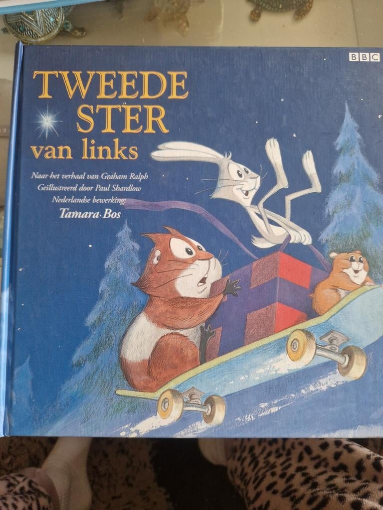 Tweede Ster van Links - Kerstverhaal prentenboek, Ophalen of Verzenden, Zo goed als nieuw, Tamara Bos (bewerking), Graham Ralph (origineel)