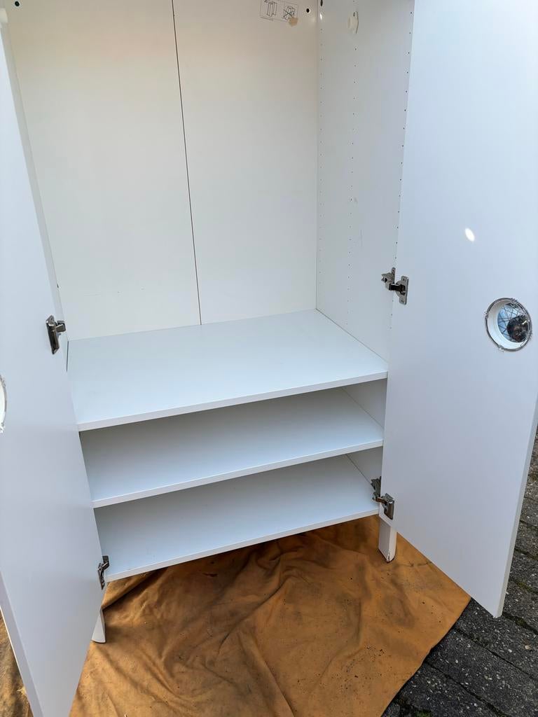 Ikea Hang/Legkast met Twee Planken (140x80x50 cm), Huis en Inrichting, Kasten | Kledingkasten, Ophalen, Met plank(en), Gebruikt