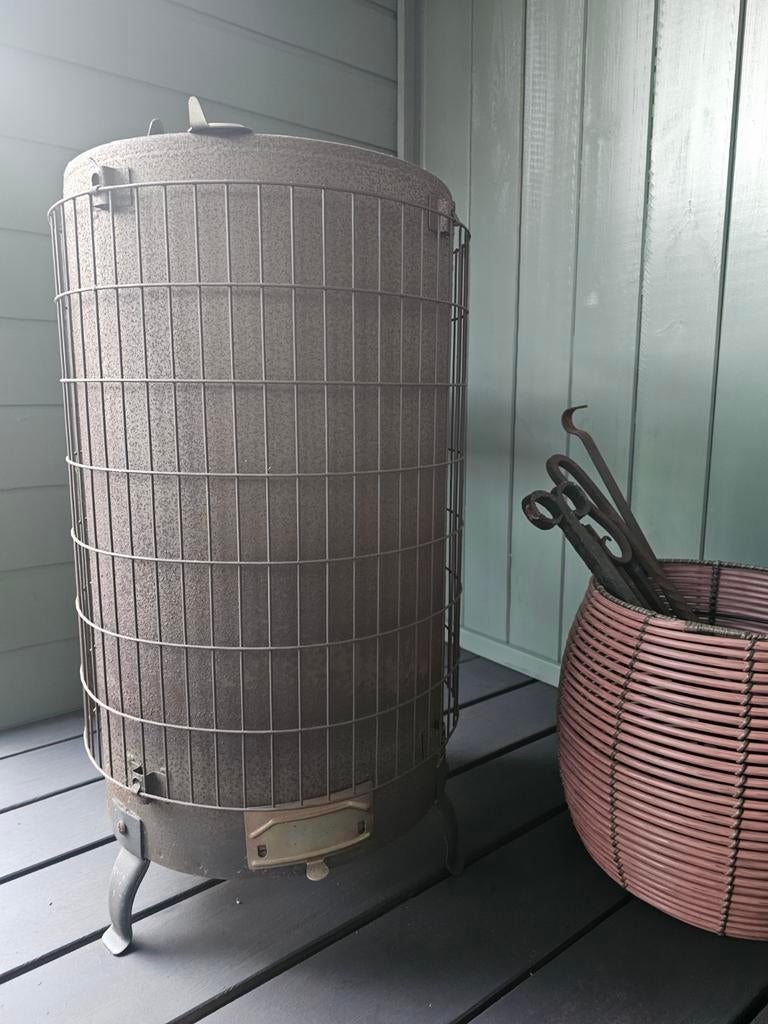 Bouwkeet houtkachel, Ophalen of Verzenden, Zo goed als nieuw