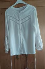 Als nw!! Super mooie witte NIKKIE dames blouse mt 36, Wit, Ophalen of Verzenden, Zo goed als nieuw, Nikkie