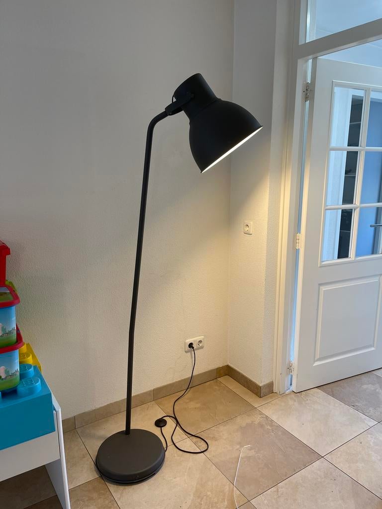 Ikea Hektar staande lamp, Ophalen, Gebruikt, Metaal, 150 tot 200 cm