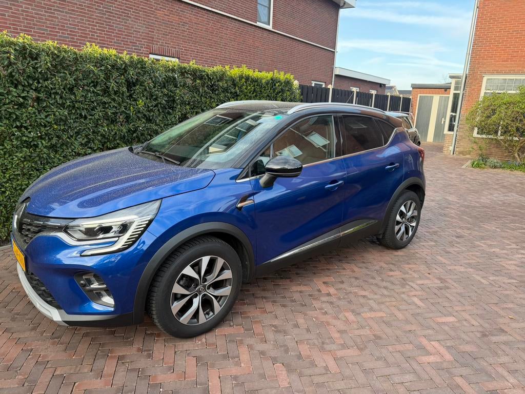 Renault Captur TCe 130pk GPF EDC 2020 Blauw Automaat, Auto's, Renault, Stof, 4 cilinders, Blauw, Cruise Control