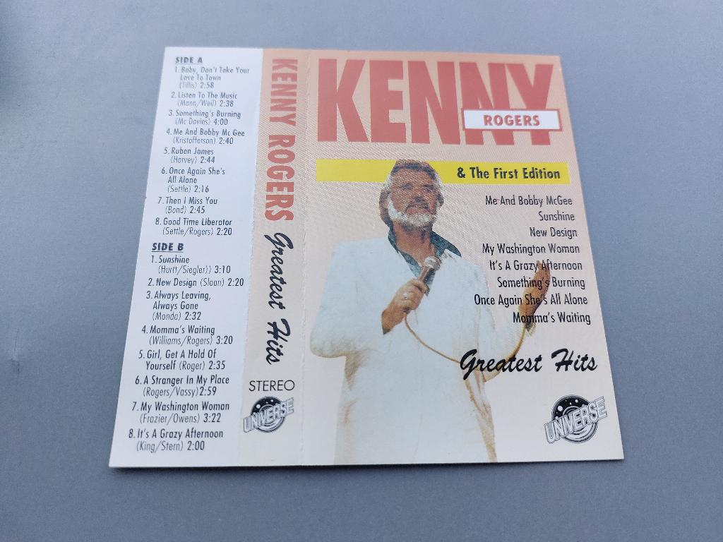 KENNY ROGERS - GREATEST HITS (MC), 1 bandje, Ophalen of Verzenden, Zo goed als nieuw, Origineel