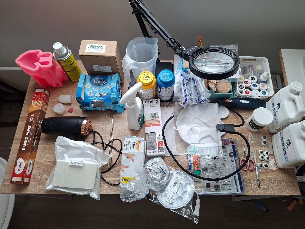 materialen silicone reborn baby's, volledig pakket, koopje!, Verzamelen, Ophalen of Verzenden, Gebruikt, Overige typen, Levensecht of Reborn