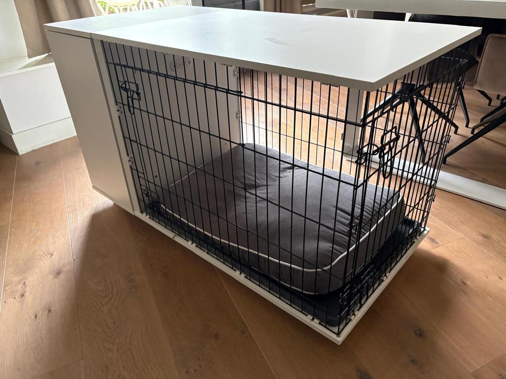 Te koop : Omlet fido studio grote hondenbench met kast, Ophalen, Zo goed als nieuw