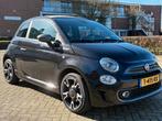 Fiat 500 cabrio sport Hybrid 2022, 40 €/maand, Zwart, 4 stoelen, Leder en Stof