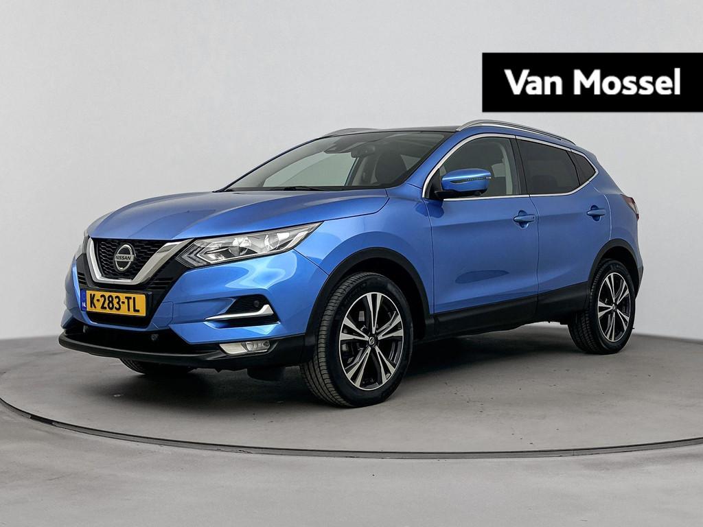 Nissan Qashqai 1.3 DIG-T Design Edition 140PK | Trekhaak | N, Auto's, Nissan, Gebruikt, 4 cilinders, Blauw, Origineel Nederlands