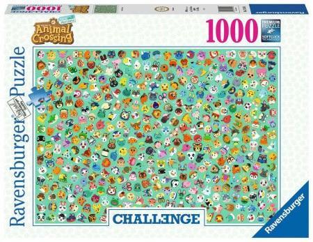 Ravensburger - Animal Crossing - 1000 stukjes (challenge), Hobby en Vrije tijd, Denksport en Puzzels, Nieuw, Legpuzzel, 500 t/m 1500 stukjes