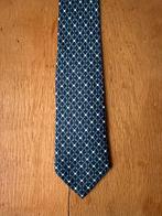 Hermes Vintage Stropdas - Blauw met Patroon, Ophalen of Verzenden, Zo goed als nieuw, Blauw, Met patroon