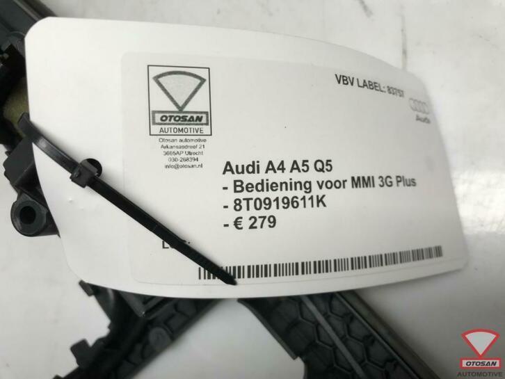 audi a4 a5 q5 8k 8t bediening voor mmi 3g plus 8t0919611k, Gebruikt, AUDI AG, Auto-Union-Strasse 1
85045  Ingolstadt, DE, Kundenbetreuung@audi.de