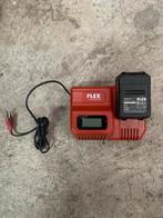 Flex Acculader + Accu, Ophalen of Verzenden, Gebruikt