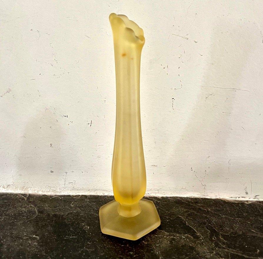 Glazen vaas, Huis en Inrichting, Woonaccessoires | Vazen, Overige kleuren, Ophalen of Verzenden, Minder dan 50 cm, Glas