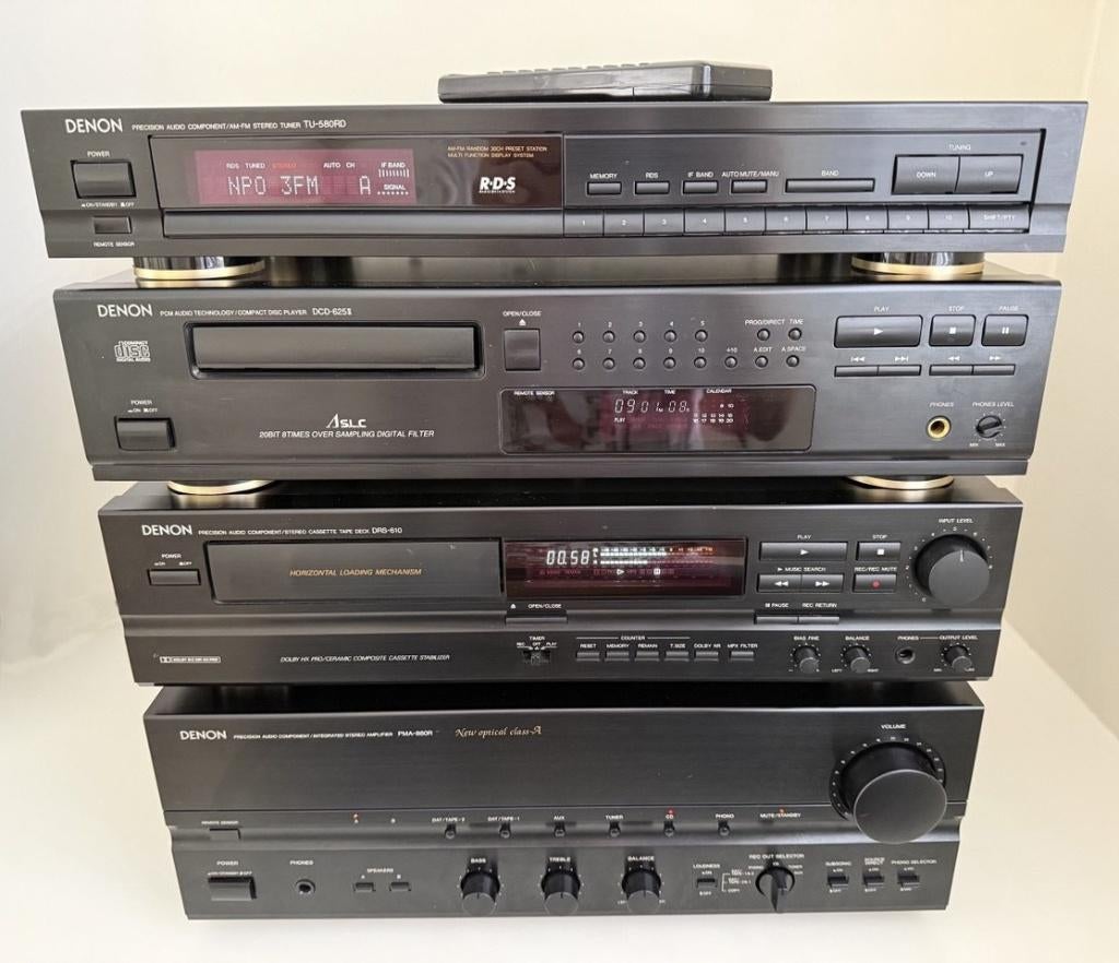 Denon hifi PMA-880R DCD-625 TU-580RD DRS-610 – complete set, Audio, Tv en Foto, Stereo-sets, Ophalen, Tuner of Radio, Denon, Losse componenten