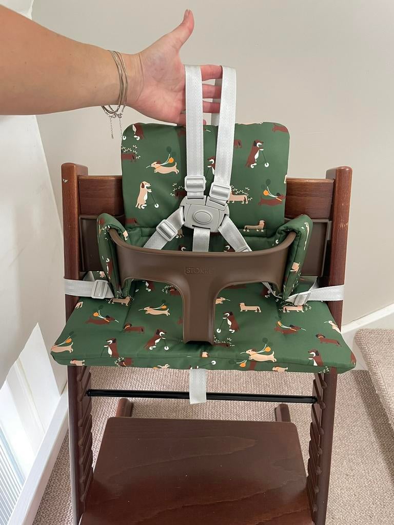 Nieuw!!  Grijs Harnas tuigje voor Stokke Tripp Trapp, Ophalen of Verzenden, Nieuw, Meegroeistoel, Gordel(s)