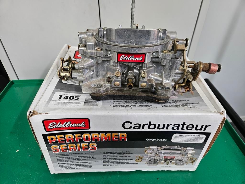 Edelbrock carburateur model 1405 600cfm, Ophalen of Verzenden