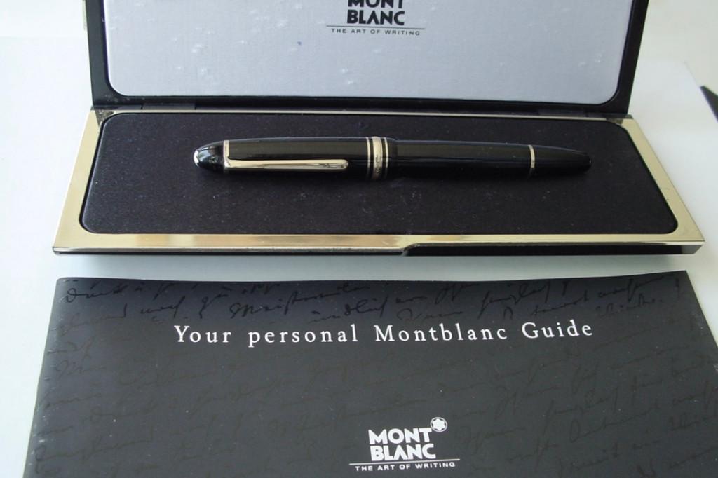 Montblanc Meisterstück Vulpen 149 CIGAR 18K duo color Medium, Ophalen of Verzenden, Zo goed als nieuw, Vulpen, Mont Blanc