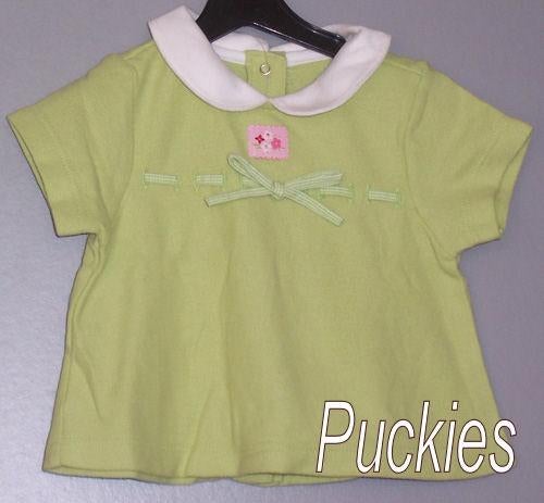 Groen Gymboree shirt maat 50/56 *NIEUW* (9628), Kinderen en Baby's, Babykleding | Maat 50, Meisje, Gymboree, Nieuw, Ophalen of Verzenden