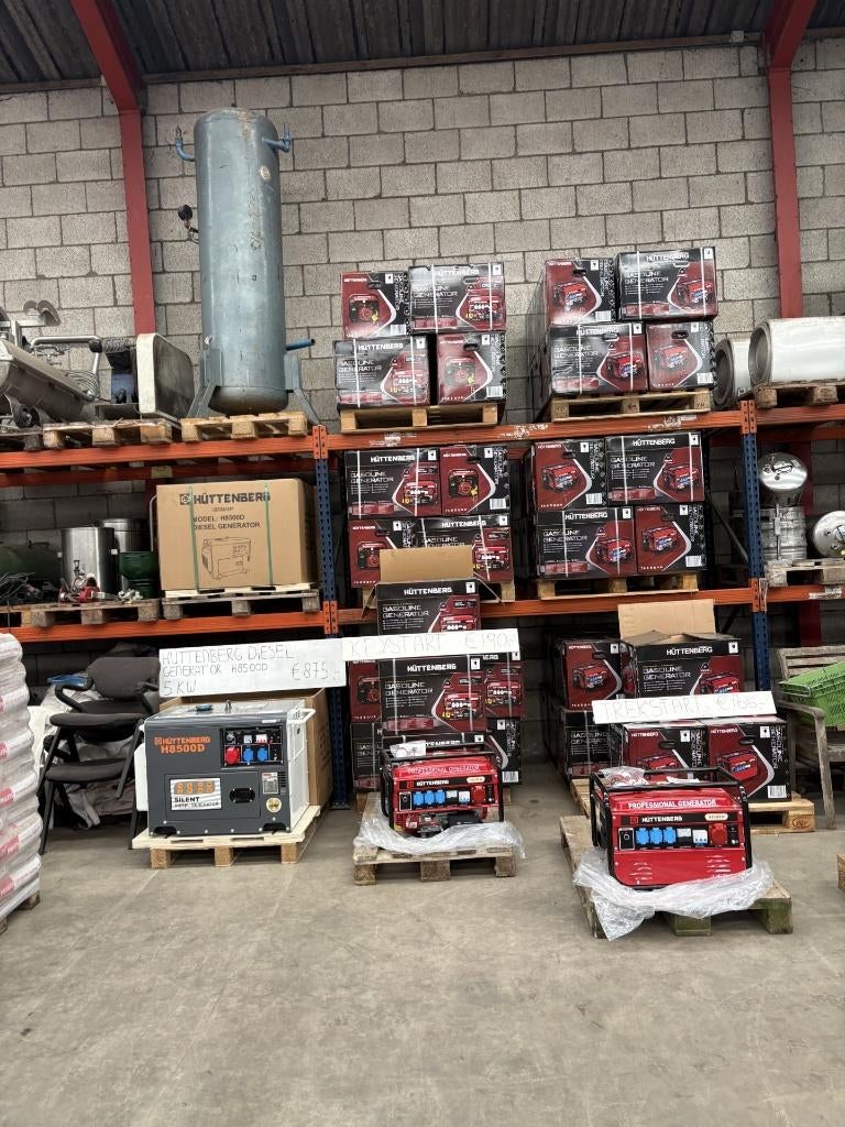 OUTLET AGGREGATEN, Ophalen, Elektrisch startend, Benzine, Nieuw