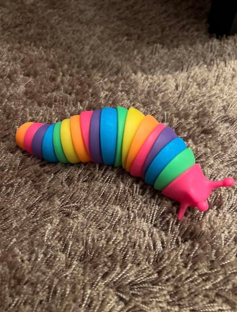 Baby speelgoed: regenboog slak, Ophalen, Zo goed als nieuw, Overige typen