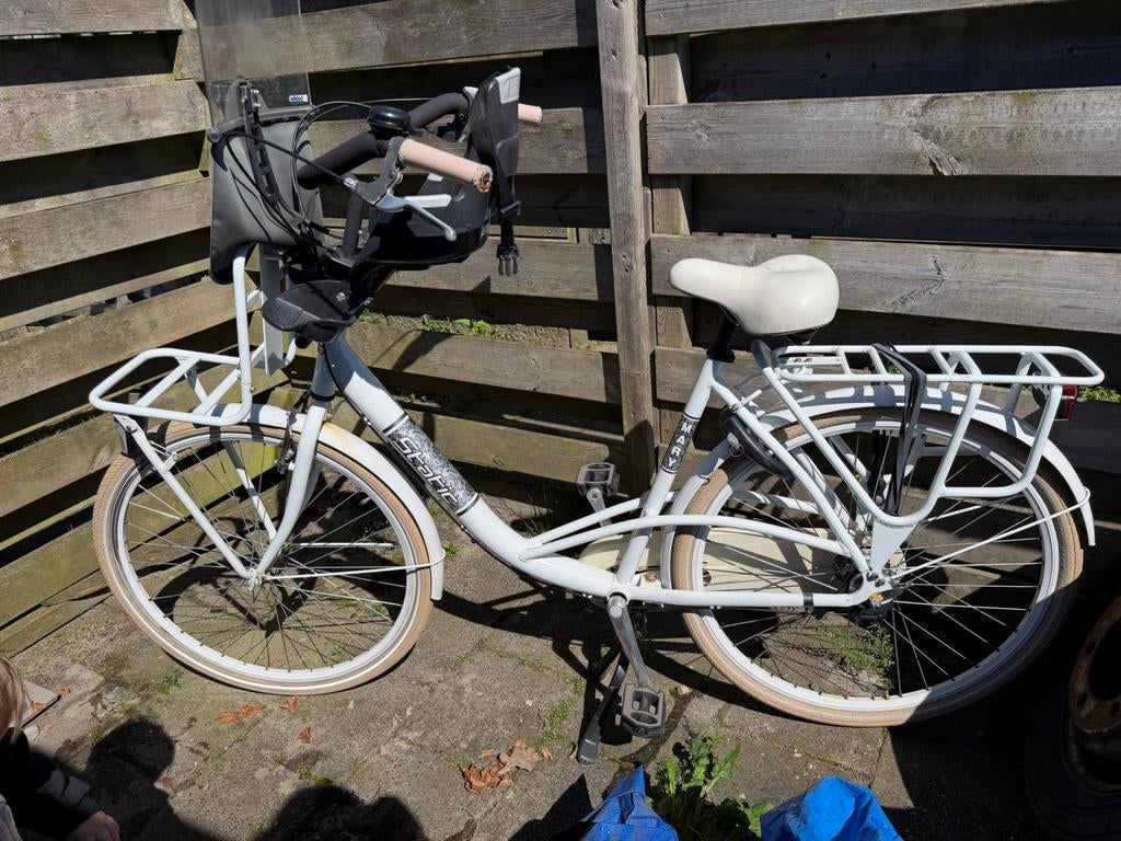 Moederfiets met zitje en voordrager static mary, Ophalen, 1 zitje, Gebruikt, Overige merken