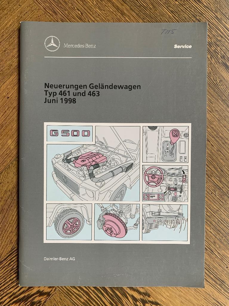 Werkplaatshandboek Mercedes-Benz G-klasse W461 W463 1998, Nieuw, Mercedes-Benz, Mercedes, Ophalen of Verzenden