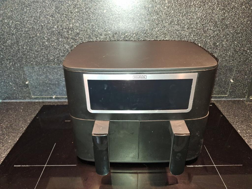 Bourgini Duo Health Fryer 2x 4.0L - Zo goed als nieuw, Ophalen of Verzenden, Zo goed als nieuw, Airfryer