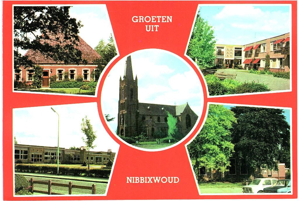 801225 Nibbixwoud NH jr 70 80 Nette oude kaart Onbeschreven