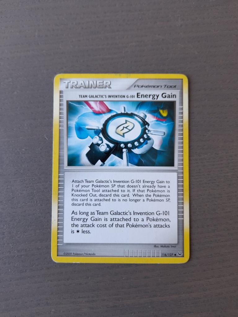 2009 platinum 116/127 energy gain, Ophalen of Verzenden, Gebruikt, Losse kaart