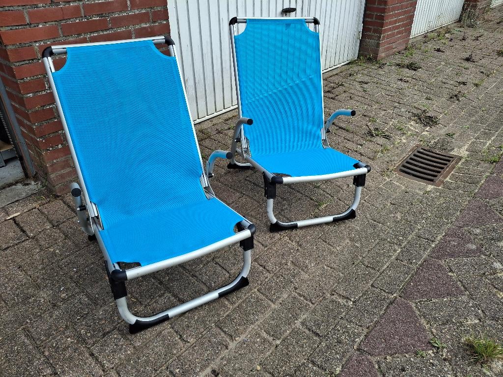 Strandstoeltjes opvouwbaar, Caravans en Kamperen, Kampeermeubelen, Ophalen, Zo goed als nieuw, Campingstoel