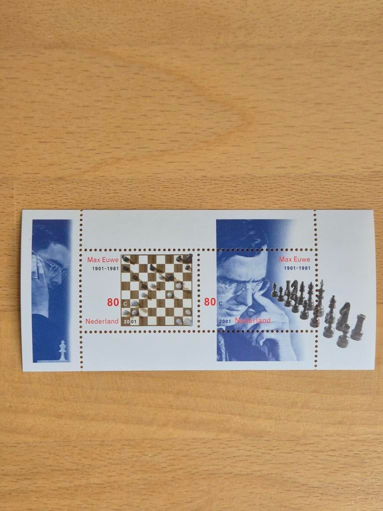 Nederland 2001 schaken, Ophalen of Verzenden, Na 1940, Postfris