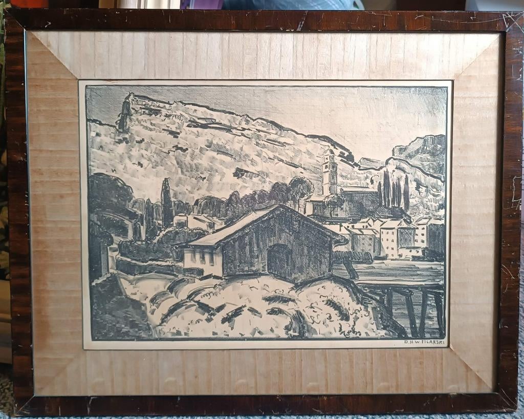 Lithografie Dirk Filarski, Antiek en Kunst, Ophalen