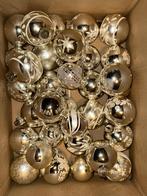 Plm 34 grotere Kerstballen vintage zilverglazen gesuikerde, Diversen, Kerst, Ophalen, Gebruikt