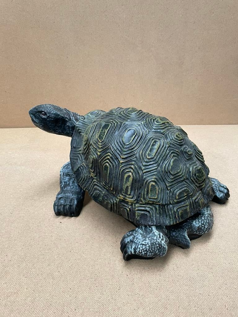 Kunststof Tuin Schildpad 40cm, Tuin en Terras, Tuinbeelden, Ophalen of Verzenden, Nieuw, Kunststof, Dierenbeeld