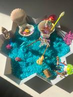 Sensorische speelbak Playmobil zeemeermin set, Ophalen of Verzenden, Zo goed als nieuw