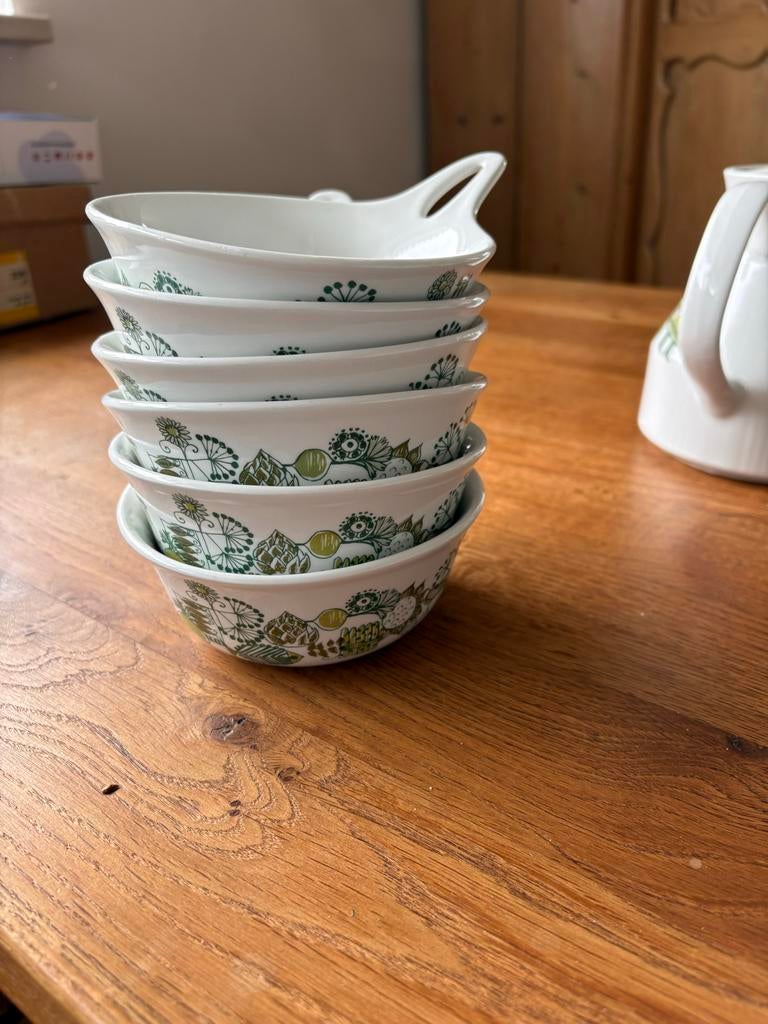 Vintage Turi Design Market servies - Compleet servies, Huis en Inrichting, Keuken | Servies, Gebruikt, Keramiek, Ophalen of Verzenden