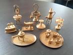 Veel koperen spullen / servies voor een poppenhuis., Verzamelen, Poppenhuizen en Toebehoren, Ophalen of Verzenden, Poppenhuis