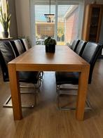 Eettafel met zes stoelen, Ophalen, Gebruikt, 50 tot 100 cm, Vijf personen of meer