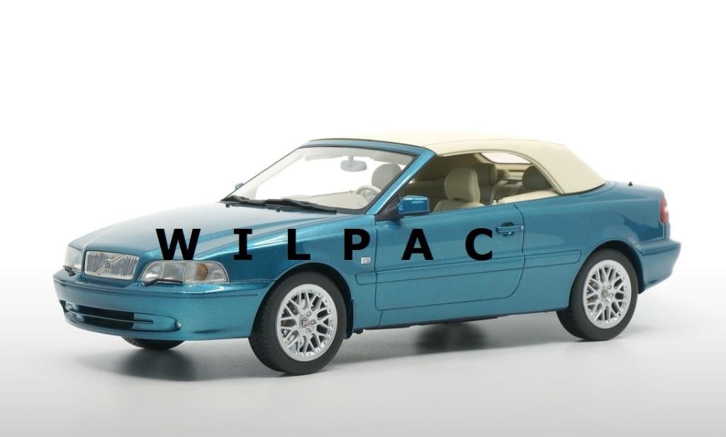 Volvo. C70 cabrio 1:18. DNA. Collectibles turquoise metallic, Ophalen of Verzenden, Nieuw, Auto, Overige merken