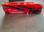 Hot Wheels vrachtwagen met opbergruimte en baanaansluiting, Ophalen of Verzenden, Gebruikt