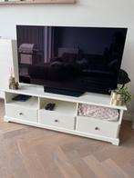 IKEA TV-kast wit met drie lades, Huis en Inrichting, Kasten | Televisiemeubels, Ophalen, Gebruikt, 100 tot 150 cm, Minder dan 100 cm