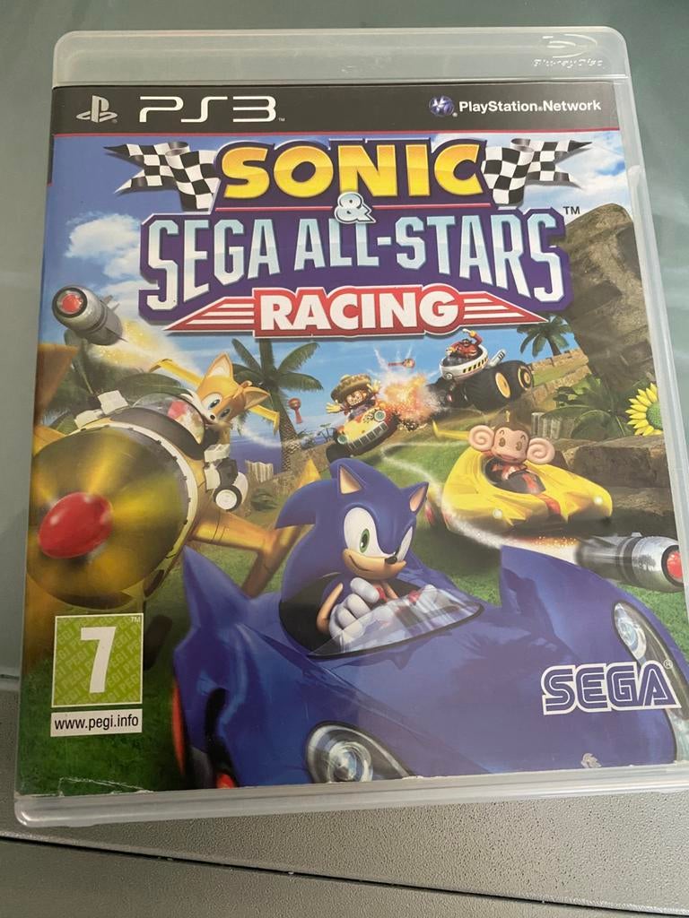 Sonic sega all star racing, Spelcomputers en Games, Games | Sony PlayStation 3, Racen en Vliegen, Ophalen of Verzenden, Zo goed als nieuw